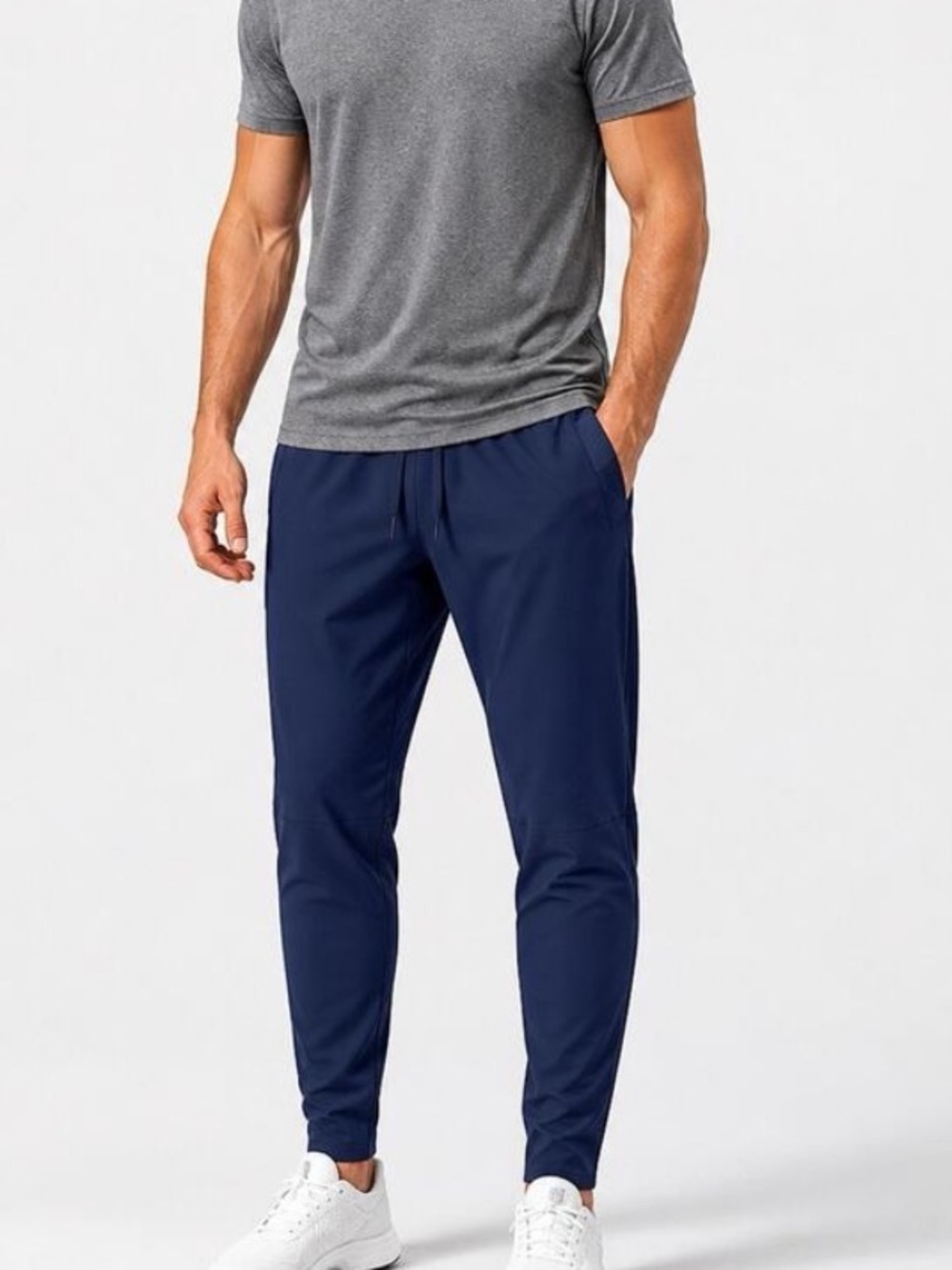 Ten Thousands Men's Navy Tapered Jogger Pants - Casual Performance